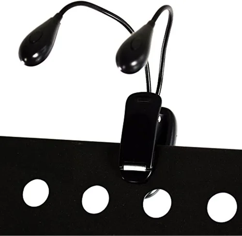 Miniatura 4 de Luz de soporte de música, luz LED de lectura de libros, luz USB y funciona con baterías/luces portátiles para piano de viaje, lector electrónico