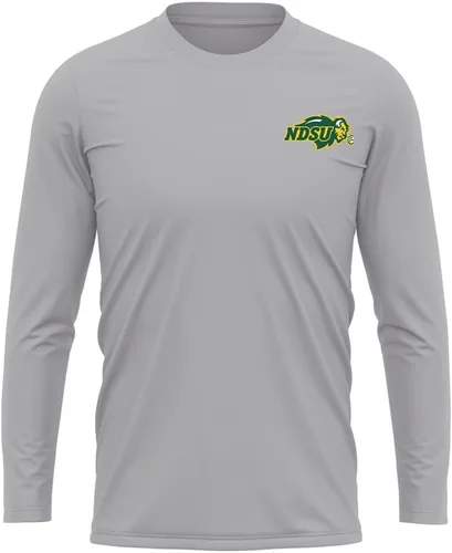 Miniatura 400 de Camisa deportiva de manga larga oficial de la NCAA Collegiate para hombre, con logotipo en el pecho izquierdo, colección Athletic Heather