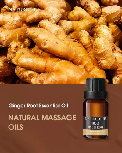 Miniatura 4 de Aceite esencial de raíz de jengibre, 10 mL, puro, natural, de grado terapéutico, para difusor, masaje, cuidado de la piel y el cabello, aroma cálido