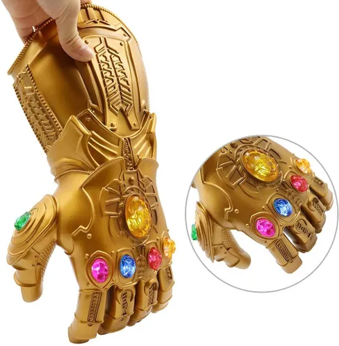 Miniatura 5 de Bulex LED Light Up Infinity Gauntlet The Thanos Gloves with Removable Magnet Infinity Stones