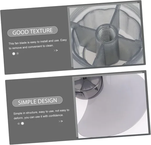 Miniatura 3 de Piezas de repuesto de ventilador de plástico para ventiladores de pie y mesa compatibles con modelos de ventiladores domésticos, material plástico