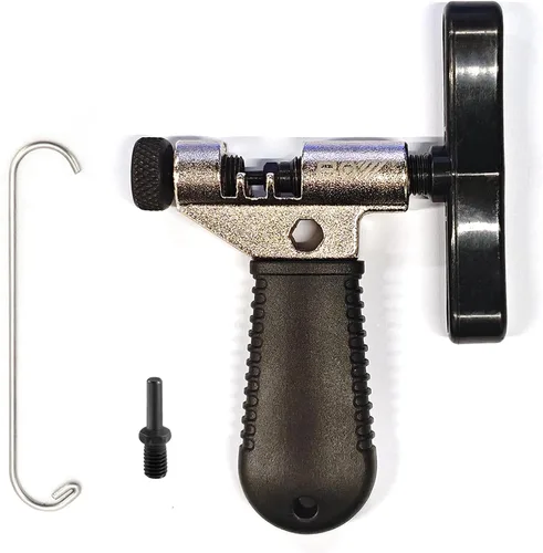 Miniatura 10 de Kit de herramientas universal para cadena de bicicleta con disyuntor de bicicleta, alicates de cadena principal, comprobador de cadena