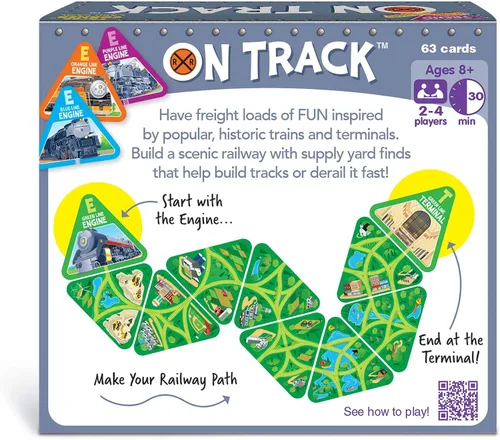 Miniatura 3 de Juego de estrategia ON Track Three Corner por TREND Enterprises, Inc. - Juegos de cartas familiares