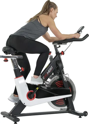 Miniatura 7 de EFITMENT Exercise Bike, Indoor Cycling Bike for Home Cardio, Low Noise Stationary Bikes with Adjustable Magnetic, LCD Monitor, Pulse Grips, Device