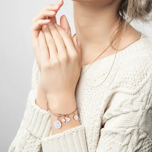 Miniatura 5 de Una verdadera amistad es una joya sin un fin para mujer pulsera de regalo
