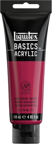Miniatura 111 de Liquitex BASICS Pintura Acrílica, Botella de 400ml (13.5 oz), Blanco Titanio Titanio Blanco