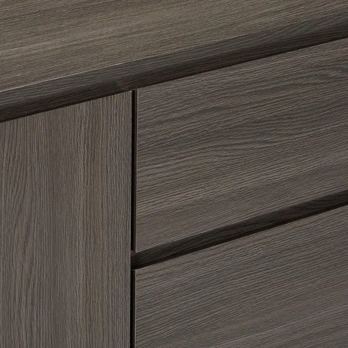 Miniatura 5 de Kings Brand Furniture – Mesa consola de gabinete de servidor de buffet de madera, gris roble