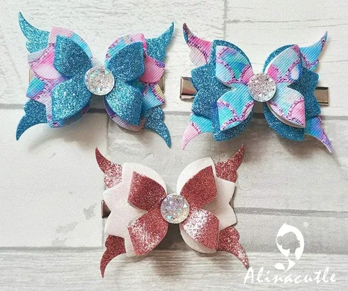 Miniatura 3 de Troqueles de corte de ángel con arco de mariposa, troqueles de corte de metal DIY Scrapbooking Artist para álbumes de recortes, papel