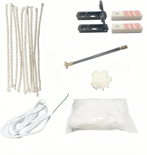 Kit de reparación de encendedor, mecha y piezas de repuesto de algodón compatibles con encendedores Zippo, mecha de algodón de cobre, resorte de