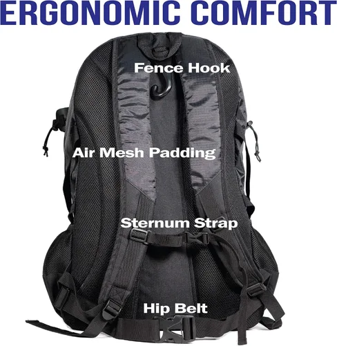 Miniatura 6 de Athletico Lacrosse Bag - Mochila extra grande para equipo de hockey sobre césped - Dos soportes para palos y compartimento separado para tacos