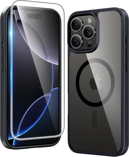 Miniatura 209 de FNTCASE Funda para iPhone 13 Pro-Max: Fundas magnéticas transparentes compatibles con Magsafe Slim anti amarillamiento protección contra caídas