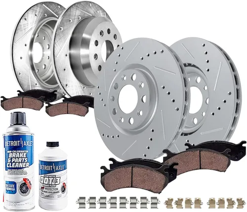 Miniatura 14 de Detroit Axle - Pastillas de freno traseras Reemplazo de pinza de disco derecha para Chevrolet GMC Express Savana 2500 3500 2003-2020