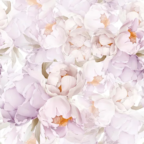 VEELIKE Papel tapiz floral de peonías rosas lavanda, papel tapiz vintage para despegar y pegar para dormitorio, baño, 17.7 x 118 pulgadas, papel de