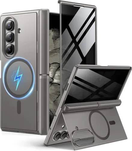 Miniatura 9 de BERFY Funda para Samsung Galaxy Z Fold 7 con Protector de Pantalla de Privacidad, [Compatible con MagSafe][Anti Espía] Soporte Plegable Oculto