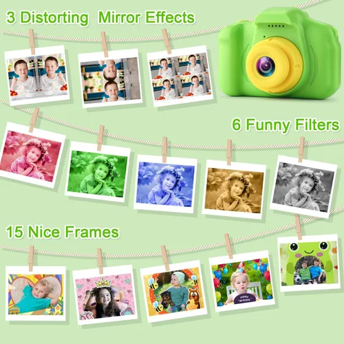 Miniatura 3 de GKTZ Juguetes para niñas de 3 a 8 años, cámara digital para niños, cámara de video para niños pequeños, videocámara para niños, regalos