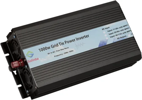 Miniatura 8 de Inversor solar de lazo de rejilla 500w DC11-28v a AC90-130v para sistema solar 12v