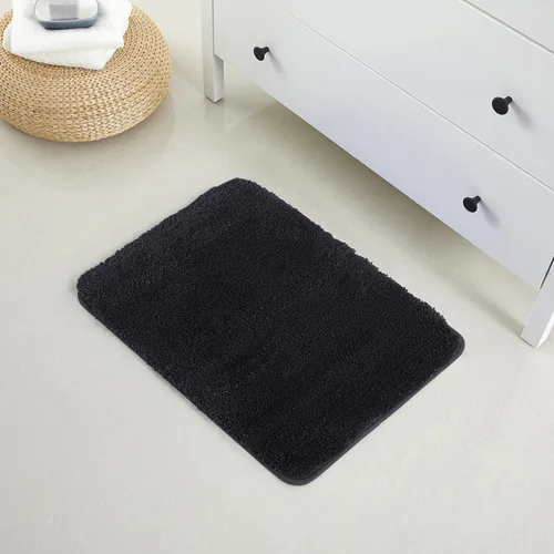Miniatura 3 de YHF - Alfombras de baño de 17 x 24 pulgadas, extra gruesas y suaves, de microfibra peluda, lavables a máquina, alfombras de baño absorbentes, tapete