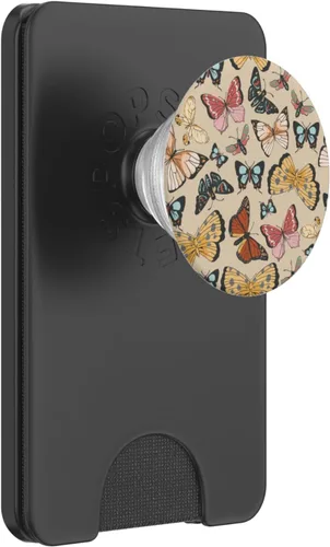 Miniatura 7 de Hermoso diseño de mariposa PopSockets intercambiables PopGrip