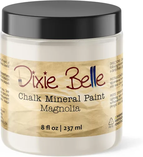 Miniatura 108 de Dixie Belle Paint Company - Pintura con acabado de tiza para muebles, color negro (Caviar), 1 galón, 128 fl oz, pintura mineral color rosa intenso