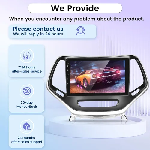 Miniatura 8 de [8 Core 4+64G] Radio de coche para Jeep Cherokee 2013-2018 con Carplay inalámbrico y Android Auto - Pantalla táctil IPS de 10 pulgadas Android