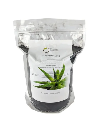 Miniatura 4 de Greenway Biotech - Harina de sangre 13-0-0 para flores, frutas, verduras, plantas, fertilizante de nitrógeno, alimento vegetal para jardinería
