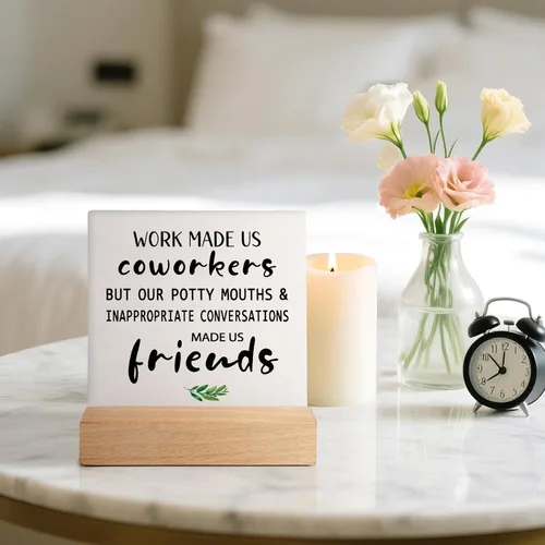 Miniatura 3 de Regalos de despedida para compañeros de trabajo, letrero de decoración de oficina como regalo para compañero de trabajo, regalos de despedida