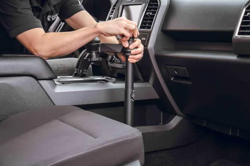 Miniatura 4 de RAM MOUNTS Base de montaje de vehículo sin taladro para Ford F-150 2015-2026 y F-250 F-550 2017-2026, montaje de perno de asiento con brazo