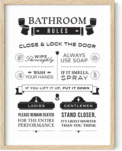 Miniatura 206 de HAUS AND HUES Funny Butts Collage - Póster artístico para decoración de baño, 12 x 16 pulgadas, sin marco