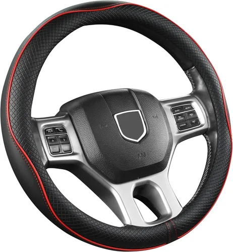 Miniatura 22 de West Llama Funda personalizada para volante de automóvil Dodge RAM 1500 2500 3500, 15.5-16 pulgadas