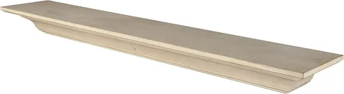 Pearl Mantels ARYB72418 - Estantería de madera de buen gusto y simple, 72 pulgadas, sin terminar