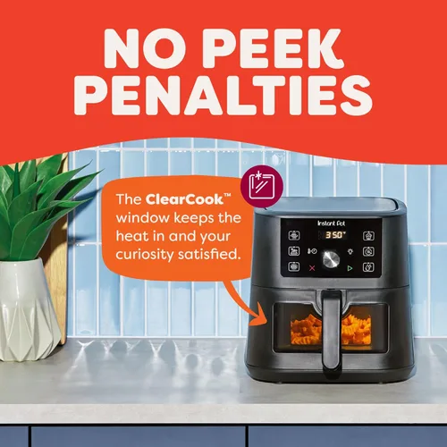 Miniatura 4 de Instant Pot 4Qt VORTEX 6 en 1 Mini Freidora de Aire, Opciones de Programa Personalizado, Freír al Aire, Asar, Tostar, Deshidratar, Hornear