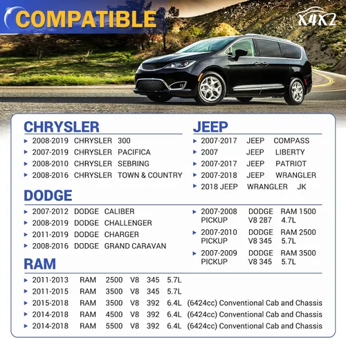 Miniatura 2 de X4XZ 310-215 Bomba de detección de fugas del sistema de emisiones EVAP evaporativo para Chrysler 200 300 Town & Country Dodge Charger Challenger RAM