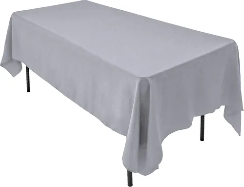 Miniatura 33 de AK TRADING CO. Mantel rectangular de poliéster de 60 x 102 pulgadas, fabricado en Estados Unidos, resistente a las arrugas, ignífugo, duradero