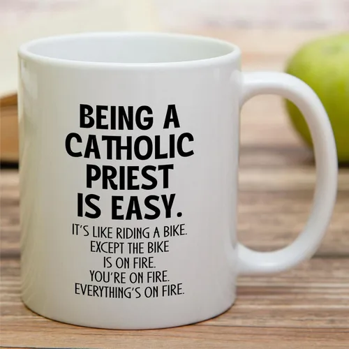 Miniatura 75 de Retreez Taza divertida – This Girl Runs on Coffee + Jesus - Tazas de café de cerámica de 11 onzas – Divertido, sarcasmo, sarcástico, motivacional