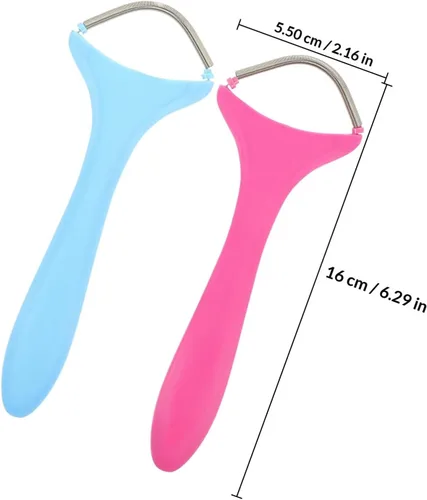Miniatura 2 de 2pcs Facial Threading Hair Removal Manual Epilator for Women Portable Facial Hair Remover Spring Epilator Tool Suitable for Sensitive Skin and