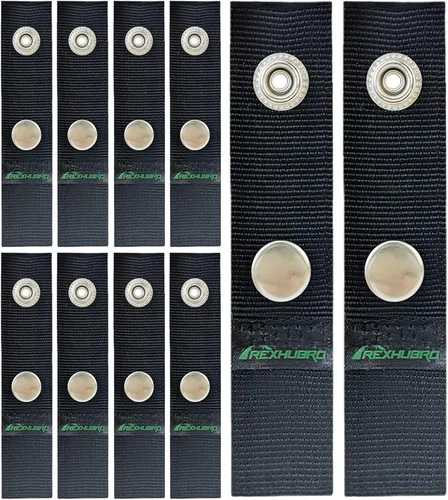 Miniatura 8 de Extensor de Broche para Cubierta de Barco - Extensor de Broche de Nylon Duradero para Correas de Barco Cubierta de Capó Lona Encogimiento 10PCS - 1