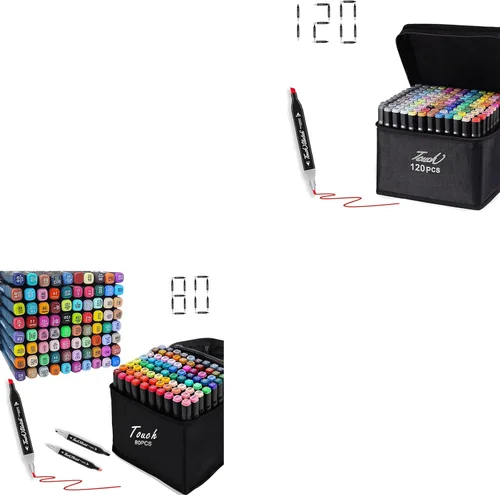 wyewye Marcadores de alcohol de 120 colores y marcadores de alcohol de 80 colores
