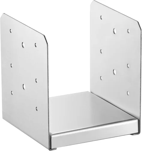 Miniatura 11 de VEVOR Base de Poste de 6" x 6", 10 Piezas Soporte de Anclaje de Poste Ajustable de Acero Inoxidable (Interno 5.9 x 5.5"), Base de Poste Ajustable