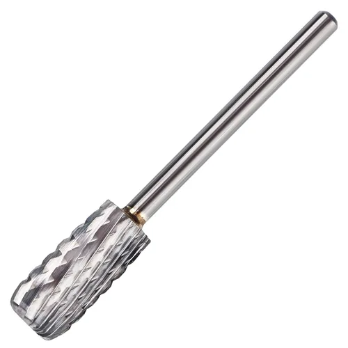 QUNZHAO Brocas de polvo para uñas, de acero tungsteno, eliminación rápida, acrílico o gel duro, vástago de 3/32 pulgadas, para manicura, arte de