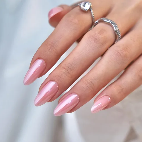 Miniatura 30 de BTArtbox Uñas Postizas Blancas Cortas a Presión - Uñas Postizas de Gel Suave en Forma de Almendra, Uñas Blancas con Pegamento para Uñas, Uñas