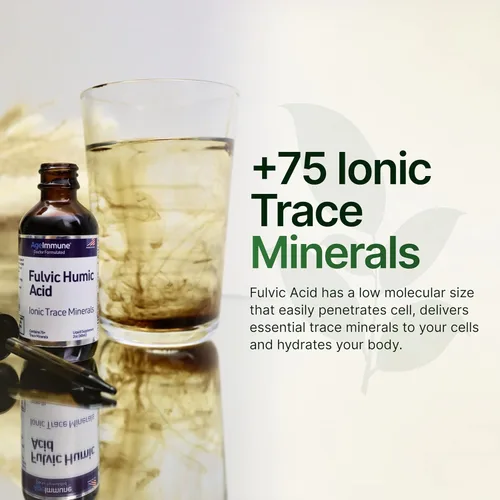 Miniatura 6 de Suplemento líquido de ácido húmico fúlvico 75 + minerales traza - planta derivada en Estados Unidos - Concentrado de minerales de ácido fúlvico