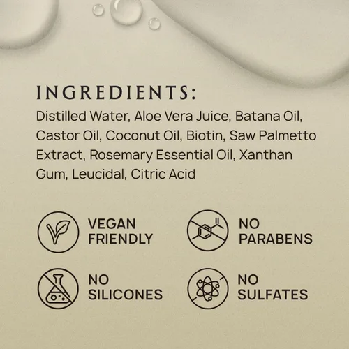 Miniatura 7 de Lebanta Spray de Aceite para el Crecimiento del Cabello - Ingredientes 100% Puros Para Cabello No Graso, Más Grueso y Más Fuerte - Batana Orgánica