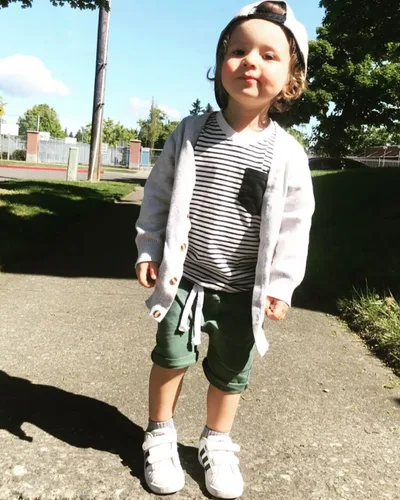 Miniatura 11 de Conjunto de ropa de verano para niños pequeños, 2 piezas, camiseta de manga corta con cintura elástica