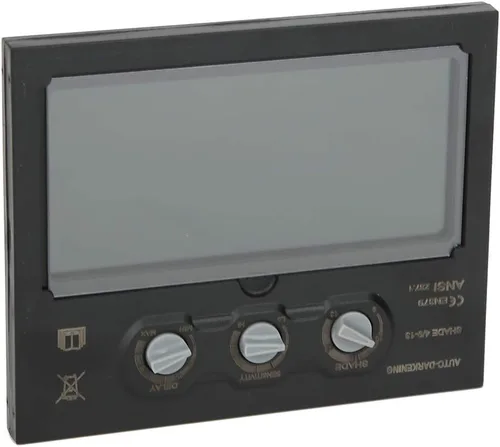 Miniatura 6 de Lente de oscurecimiento auto solar, lente de reemplazo de casco de soldadura de placa de atenuación pequeña LCD, lente de reemplazo de soldadura LCD
