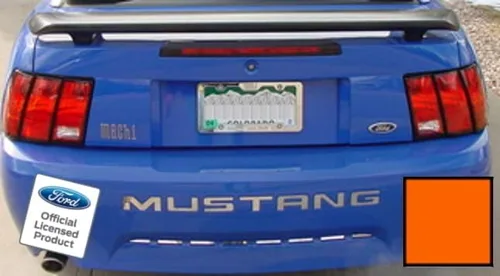 Miniatura 9 de Adhesivos de letras para parachoques trasero para Ford Mustang Negro (Brillo) -CB (se adapta a 1999-2004)