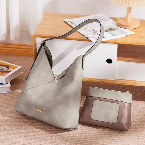 Miniatura 6 de CLUCI Regalos para el día de San Valentín para ella bolsos Hobo para mujer bolsos de cuero vegano bolsos de mano bolso de hombro grande para mujer
