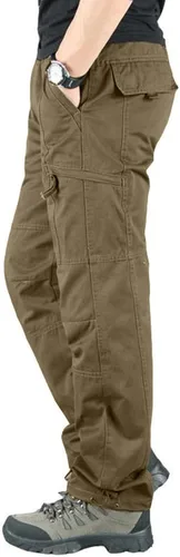 Miniatura 2 de Men's Outdoor Hiking Pants Tactical Cargo Pants Lightweight and Thick Fleece Cargo Climbing Camping Ski Trousers