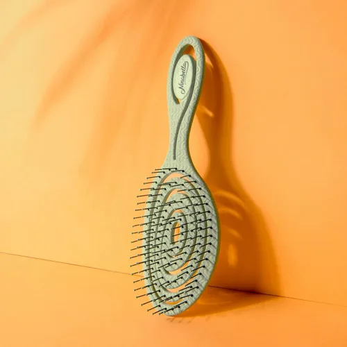Miniatura 5 de Ninabella Cepillo desenredante para cabello para mujeres y hombres, no tira, cepillos alisadores para cabello lacio y rizado, cepillo desenredante