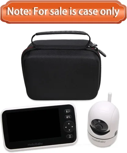 Miniatura 6 de L LTGEM Funda de viaje para monitor de bebé HelloBaby/Infant Optics DXR-8 PRO/Infant Optics DXR-8 / iFamily Baby Monitor - Bolsa de almacenamiento
