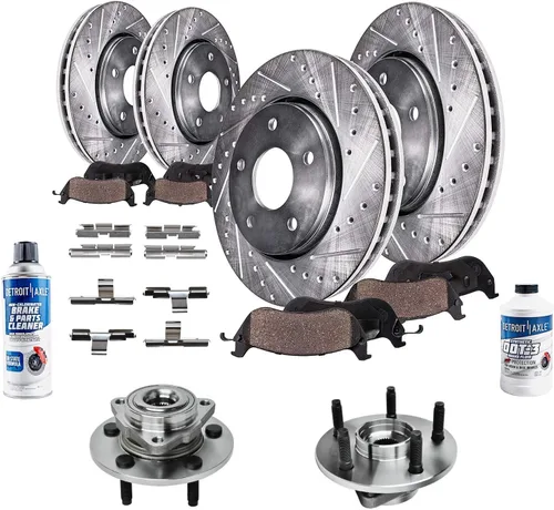 Miniatura 71 de Detroit Axle - Rotores de freno traseros para Toyota GR Supra BMW 230i 330e 330i 430i 530i 530i 530e 540d 540i xDrive X3 X4 Z4, rotores de freno